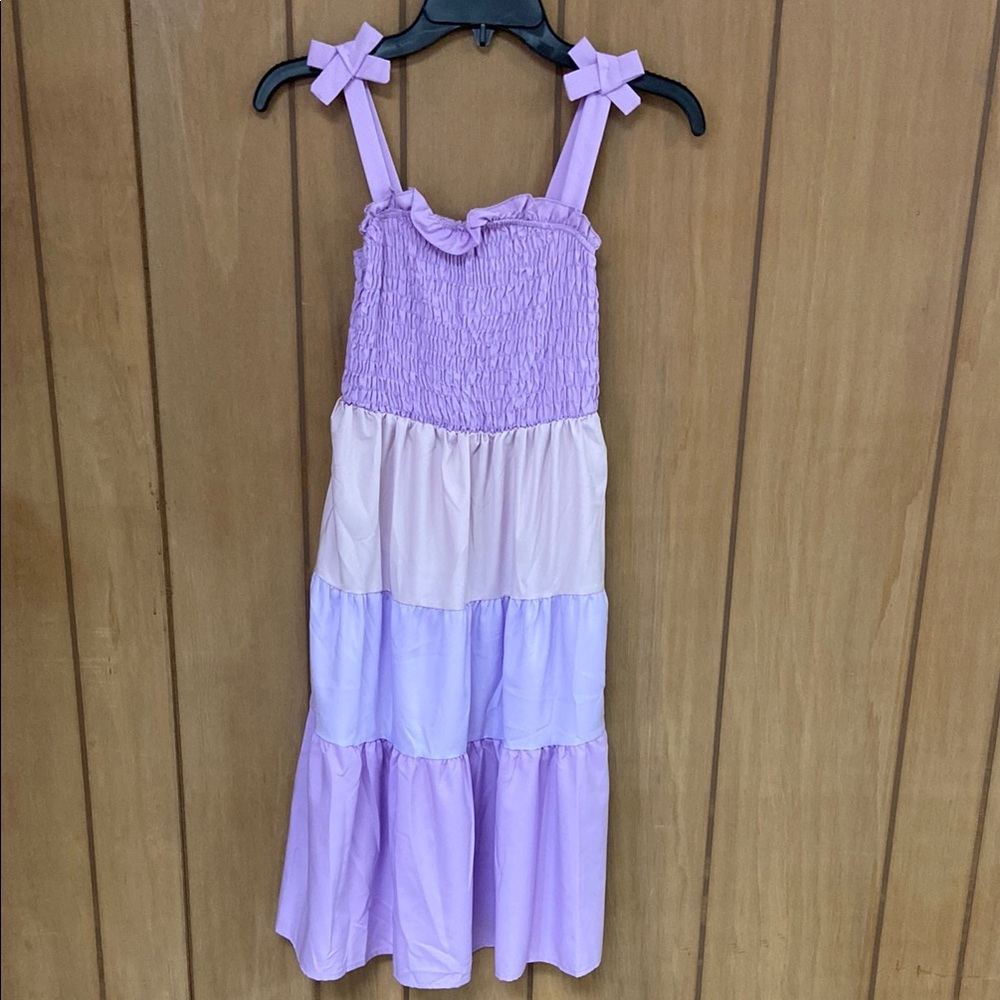 Ombré purple dress girls
